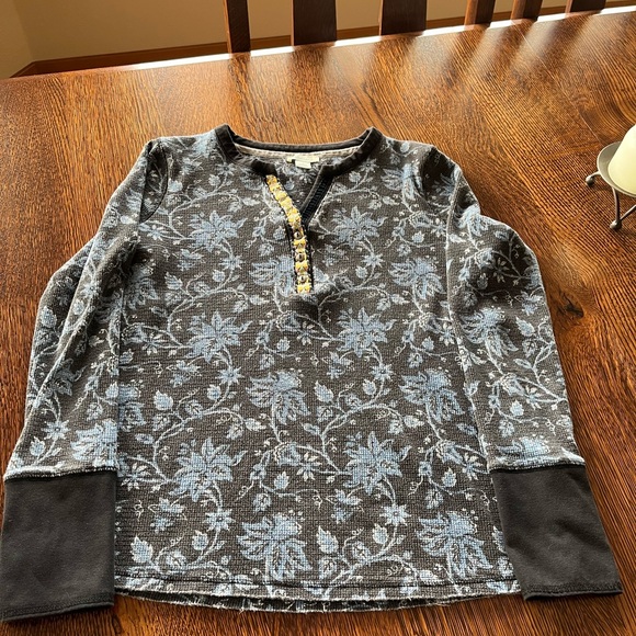 Sundance Multicolored Henley - Picture 2 of 5